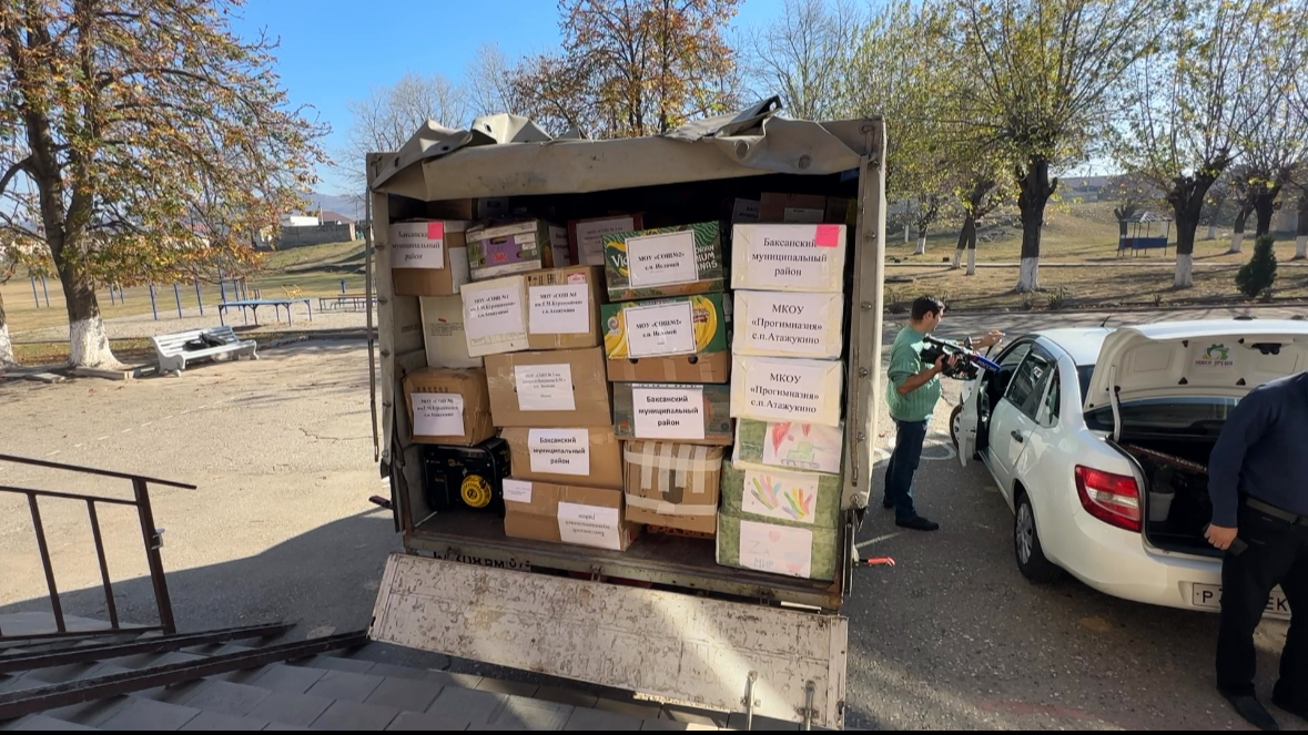 Жители Баксанского района отправили гуманитарный груз в зону СВО