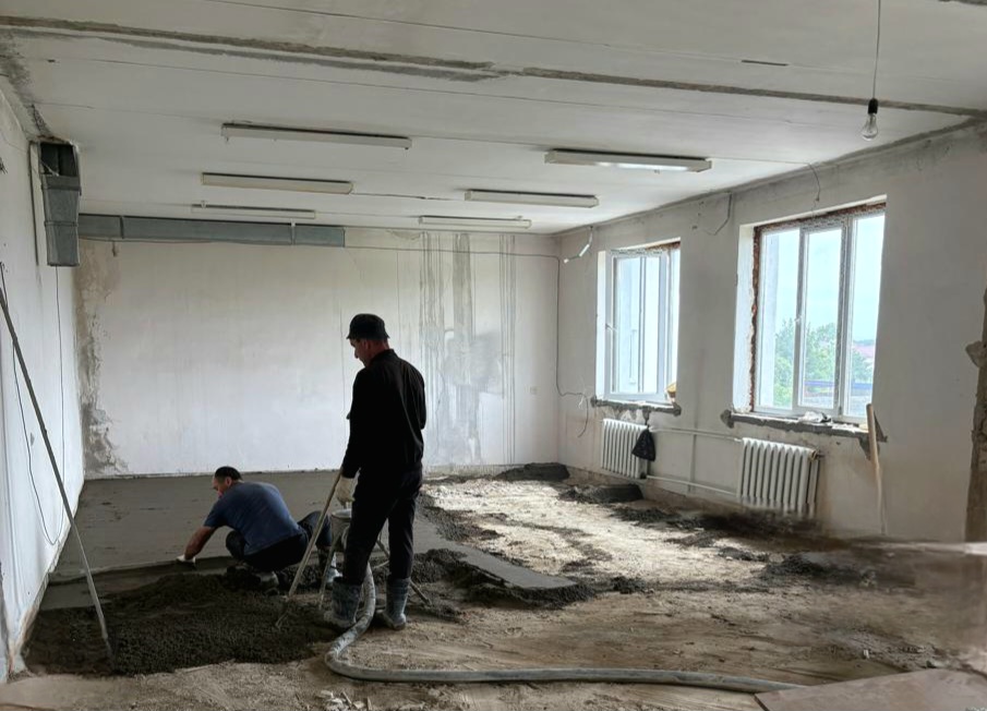 В Баксаненке ремонтируют библиотеку