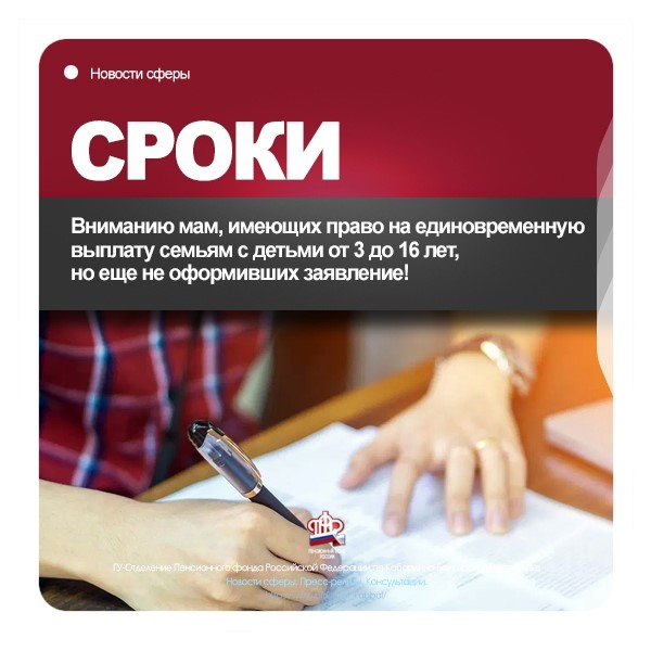 Подать заявление на выплату можно до 1 октября