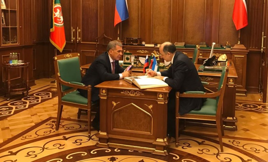 Глава КБР Юрий Коков провел встречу с Президентом Татарстана Рустамом Миннихановым