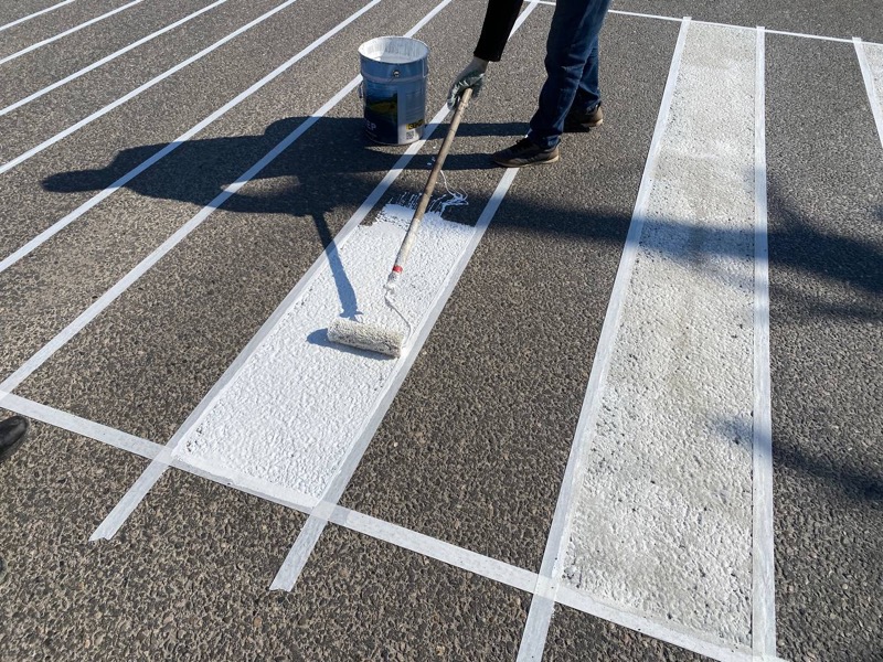 В Нальчике начались работы по нанесению дорожной разметки