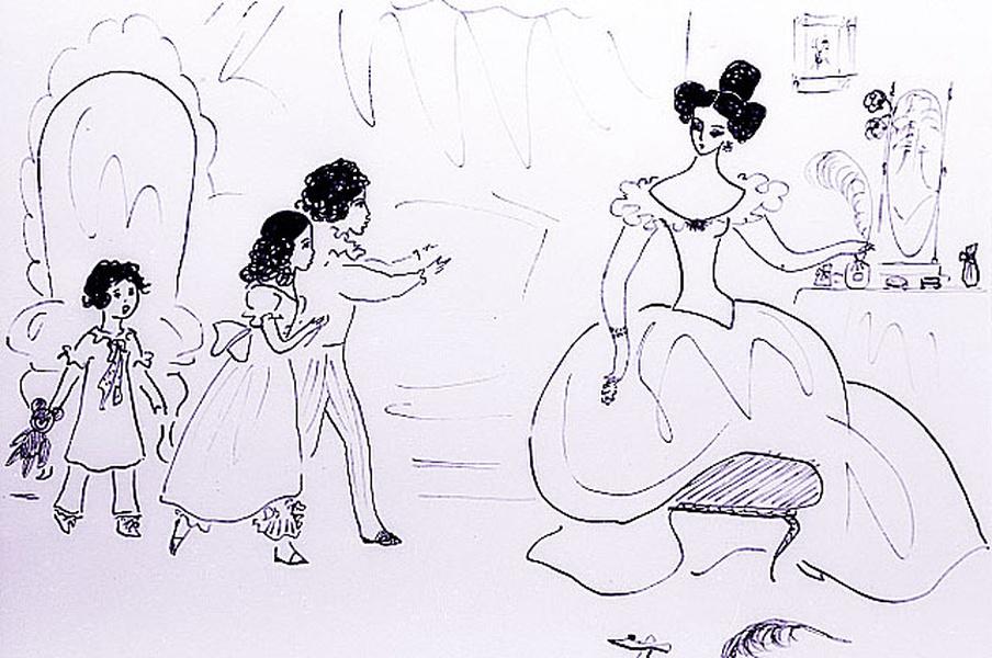 В КБР увидят рисунки Нади Рушевой