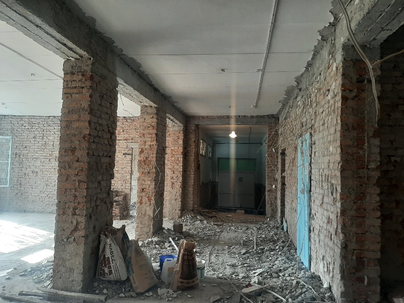 В Благовещенке ремонтируют школу