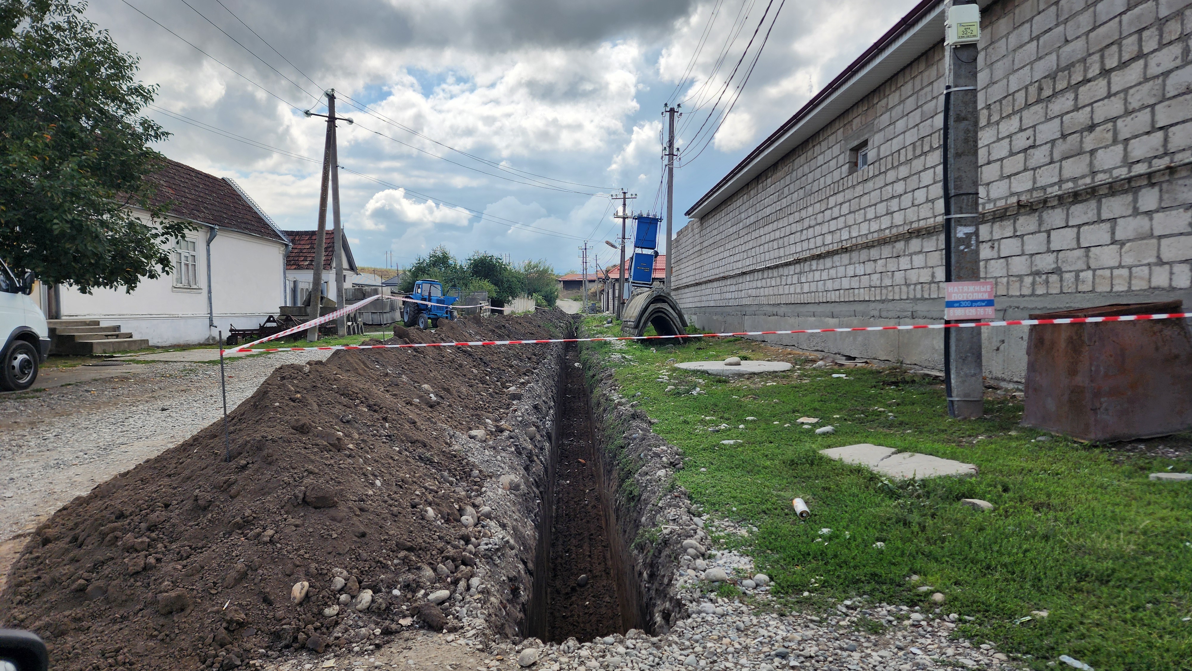 В Баксане реконструируют водопроводные сети 
