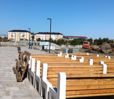 Парк Победы в Нальчике обретает четкие очертания  