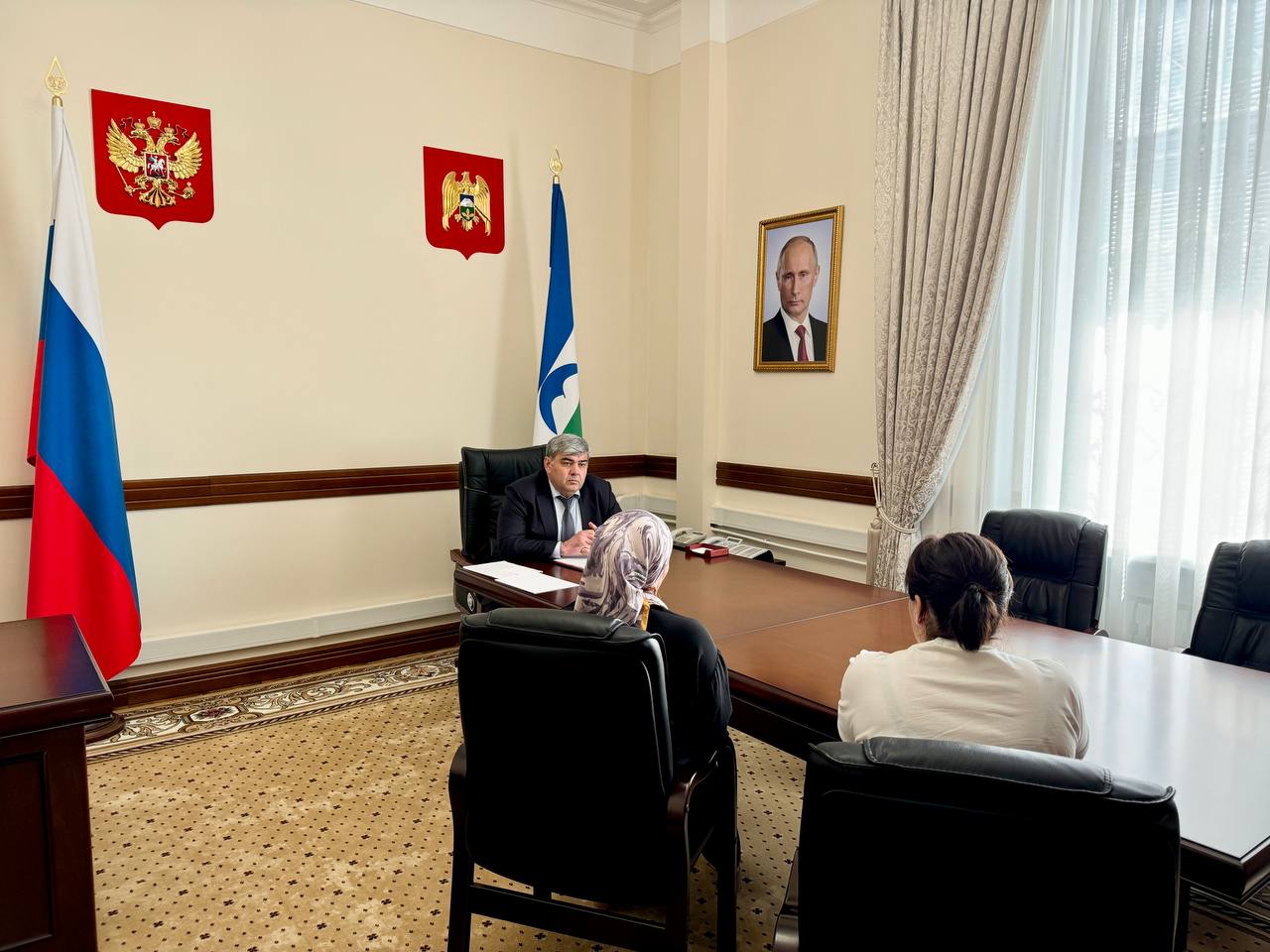 Казбек Коков встретился с бойцами СВО и членами их семей  