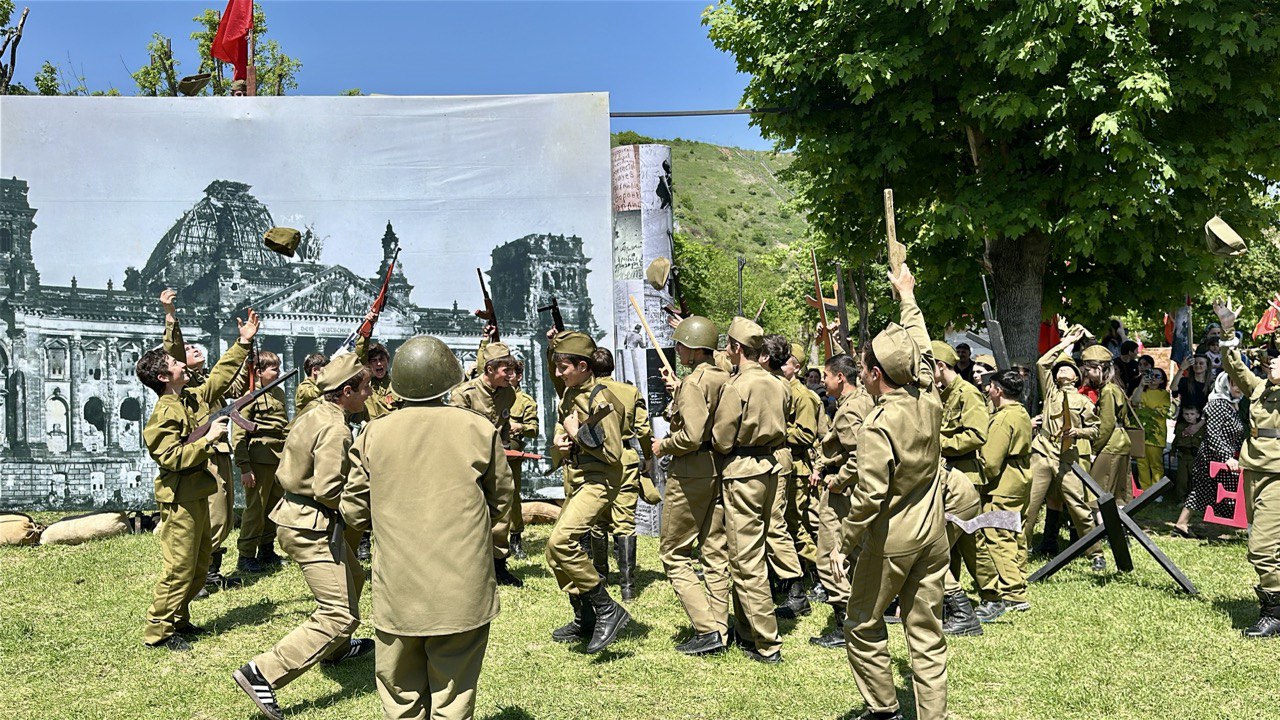 Масштабная реконструкция событий Великой Отечественной войны прошла в Баксанском районе