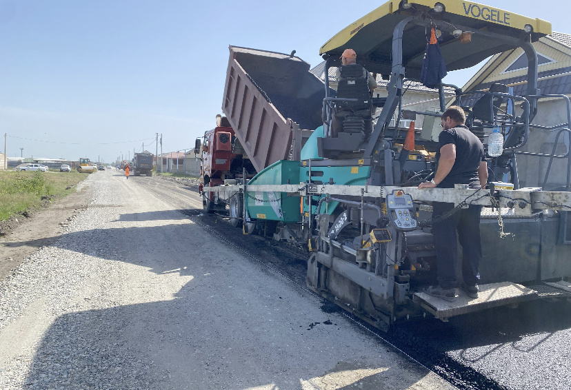 В Кахуне ремонтируется улица Шибзухова
