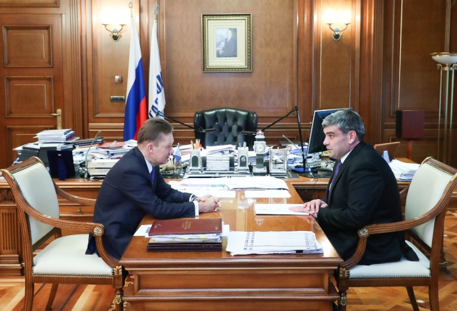 В Москве состоялась рабочая встреча Казбека Кокова и Алексея Миллера