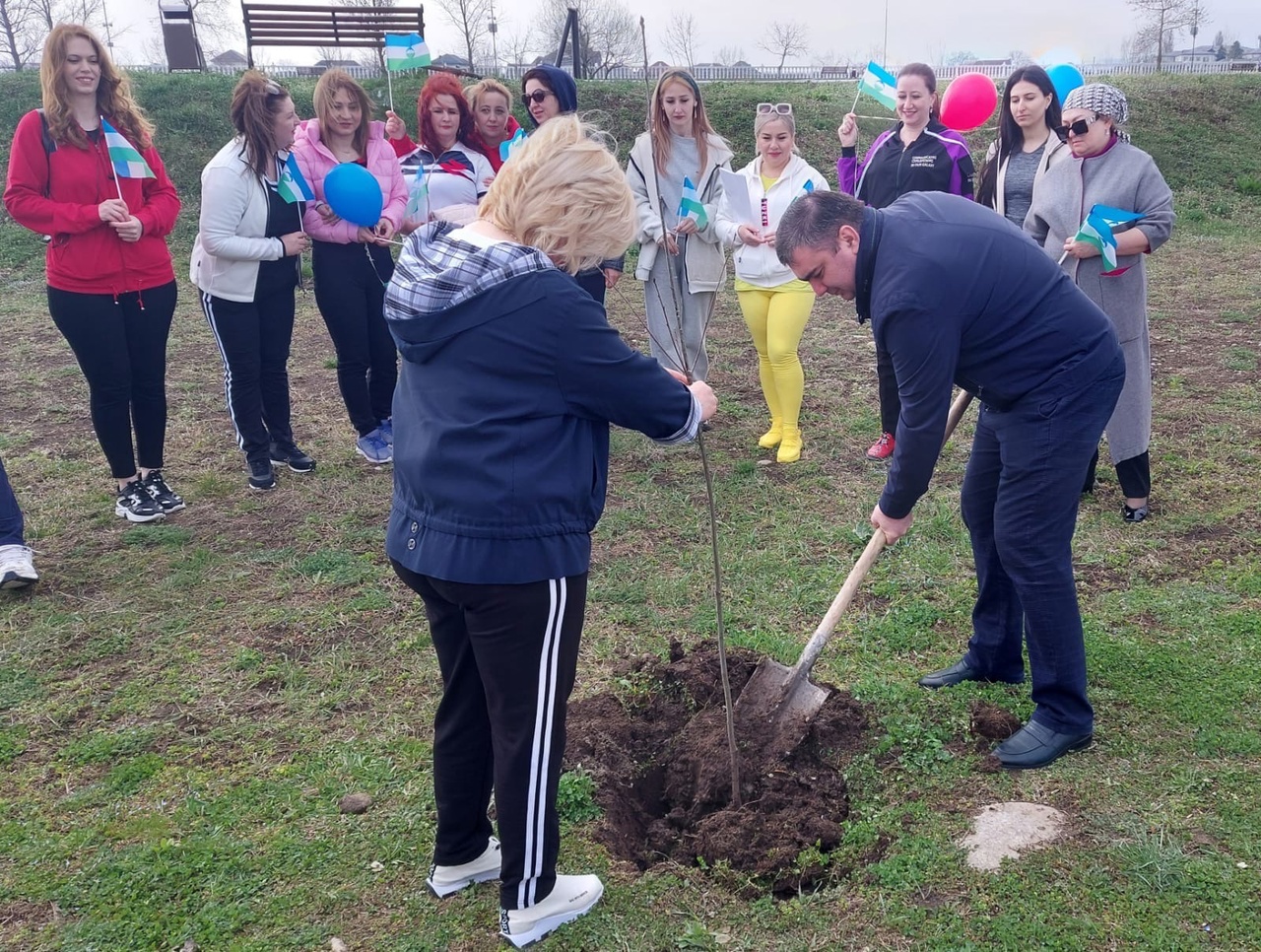 В парке Баксана отметили Всемирный день здоровья