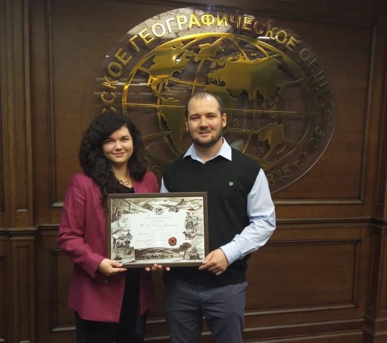 Общественник из КБР получил почетную грамоту Русского географического общества