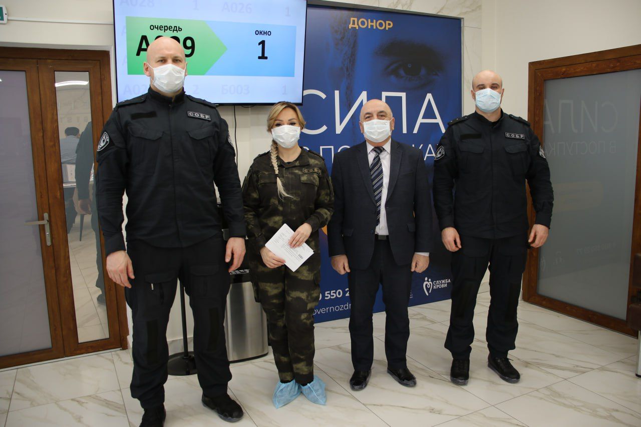 Росгвардейцы присоединились к донорской акции «От сердца к сердцу»