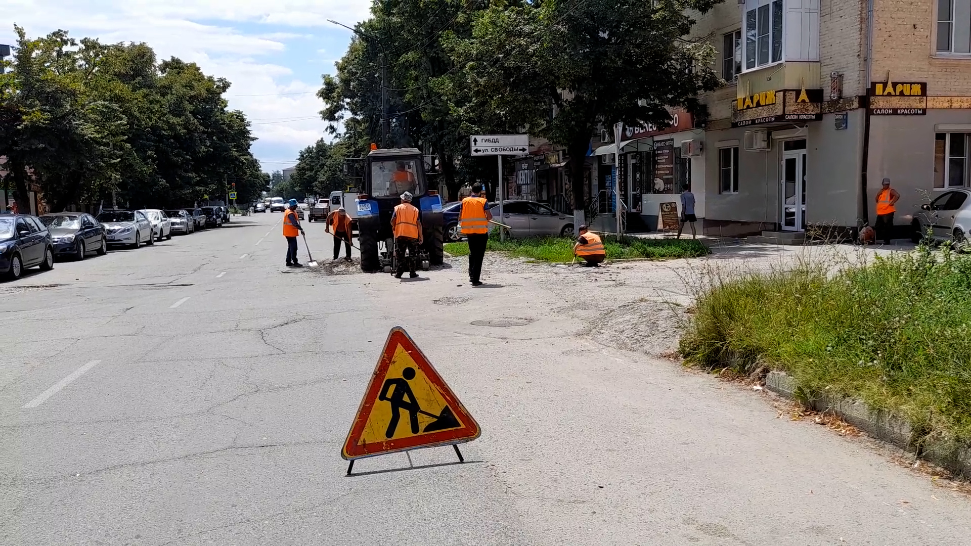 В Прохладном привели в нормативное состояние автомобильную дорогу 