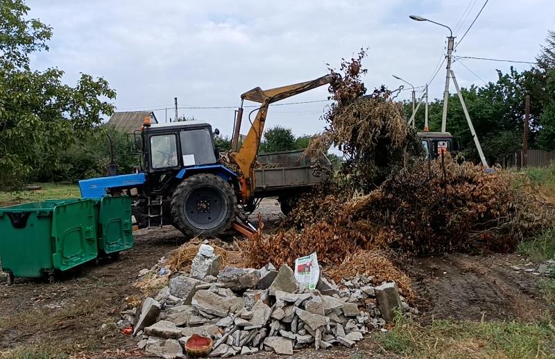 В Прохладном устранили стихийную свалку