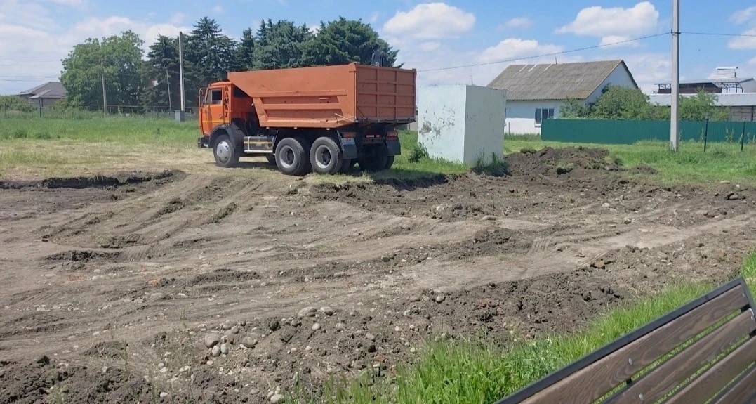 В Баксанском районе приступили к благоустройству общественной территории
