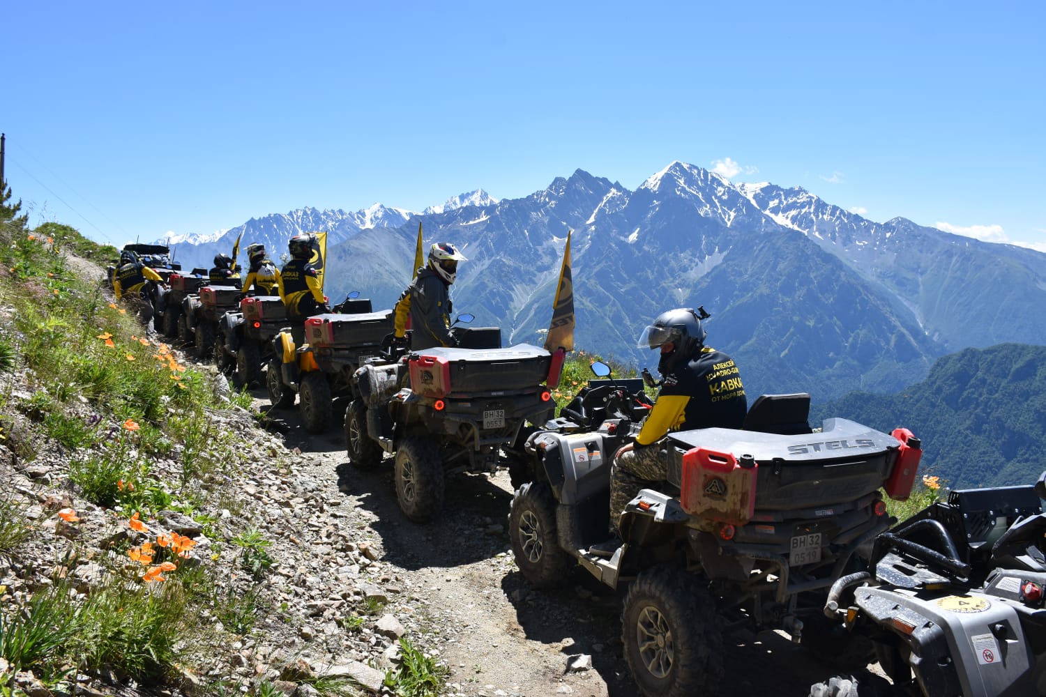 В Кабардино-Балкарии проходит экспедиция на российских квадроциклах