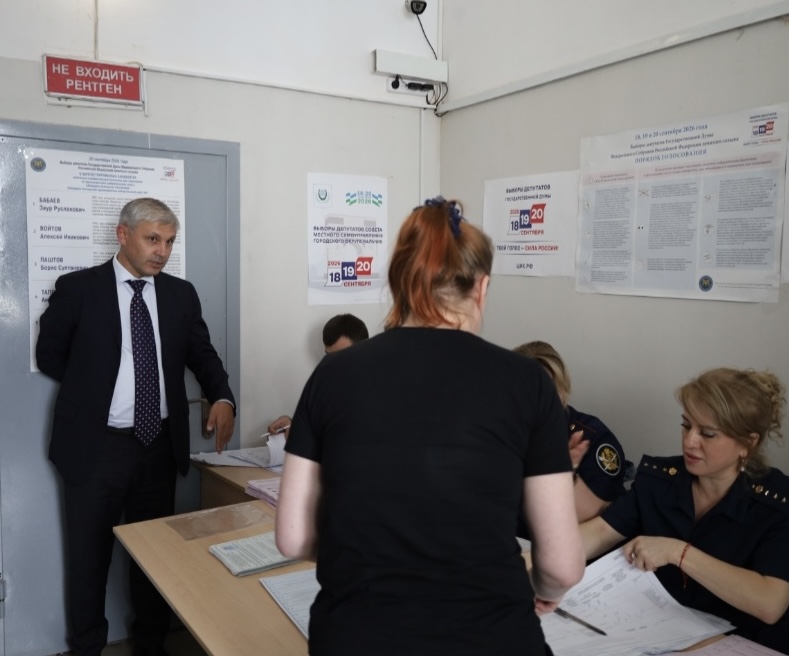 В пенитенциарных учреждениях Кабардино-Балкарии работают временные участки для голосования