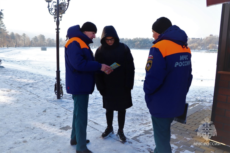 В ГУ МЧС РФ по КБР рассказали об опасностях льда