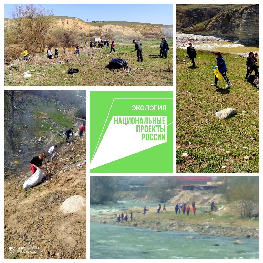 В Баксанском районе расчищают русла рек