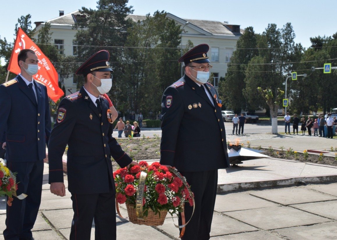В Урванском районе возложили цветы к мемориалу памяти героям войны
