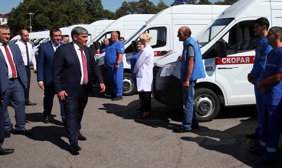 Медицинские учреждения Кабардино-Балкарии получили новые машины