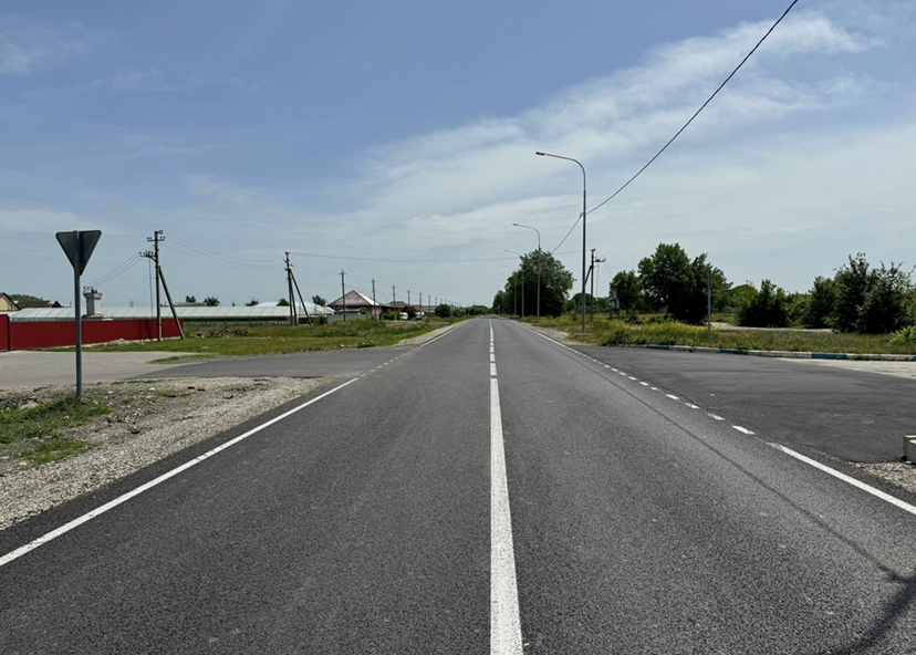 В селении Пролетарском введена в эксплуатацию улица Брянцева