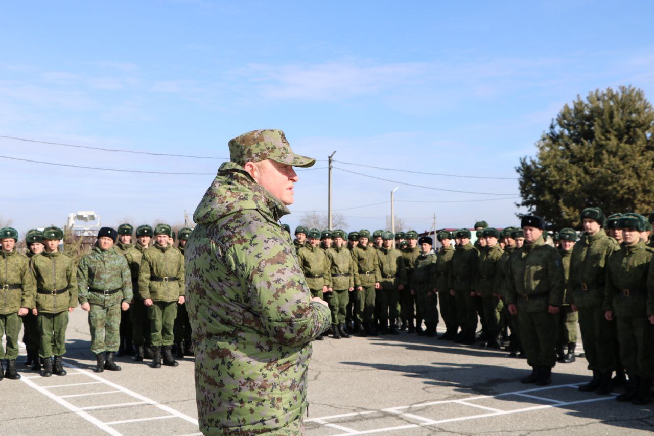 Военнослужащие по призыву направляются на границу