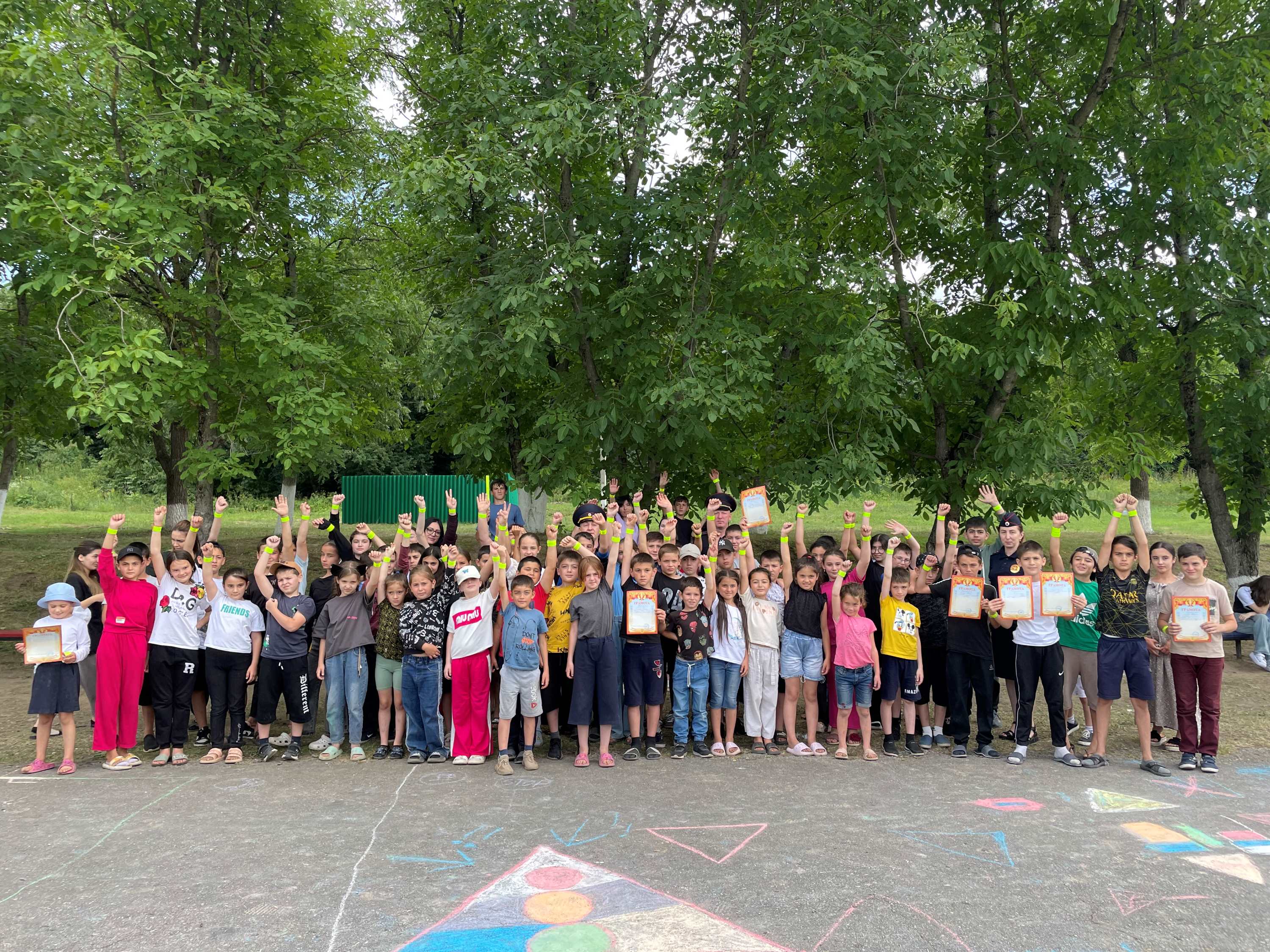 В детском оздоровительном лагере «Алые зори» прошла акция по безопасности  