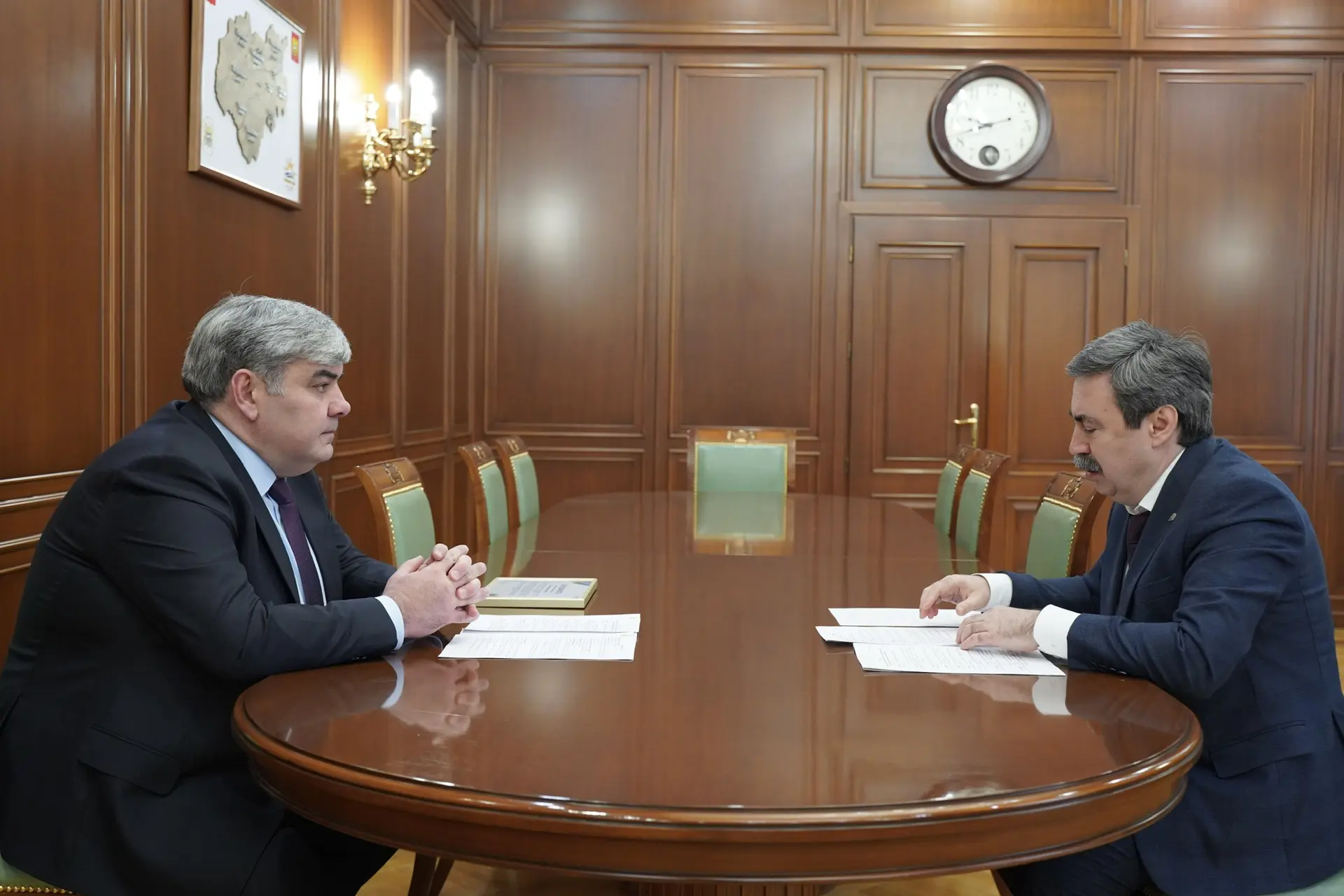 Казбек Коков встретился с министром просвещения и науки КБР