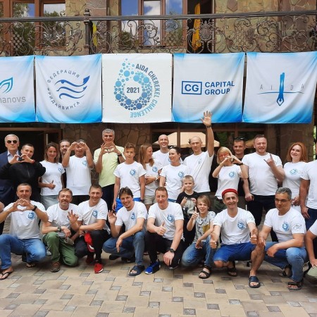 На Голубом озере состоялись соревнования по фридайвингу