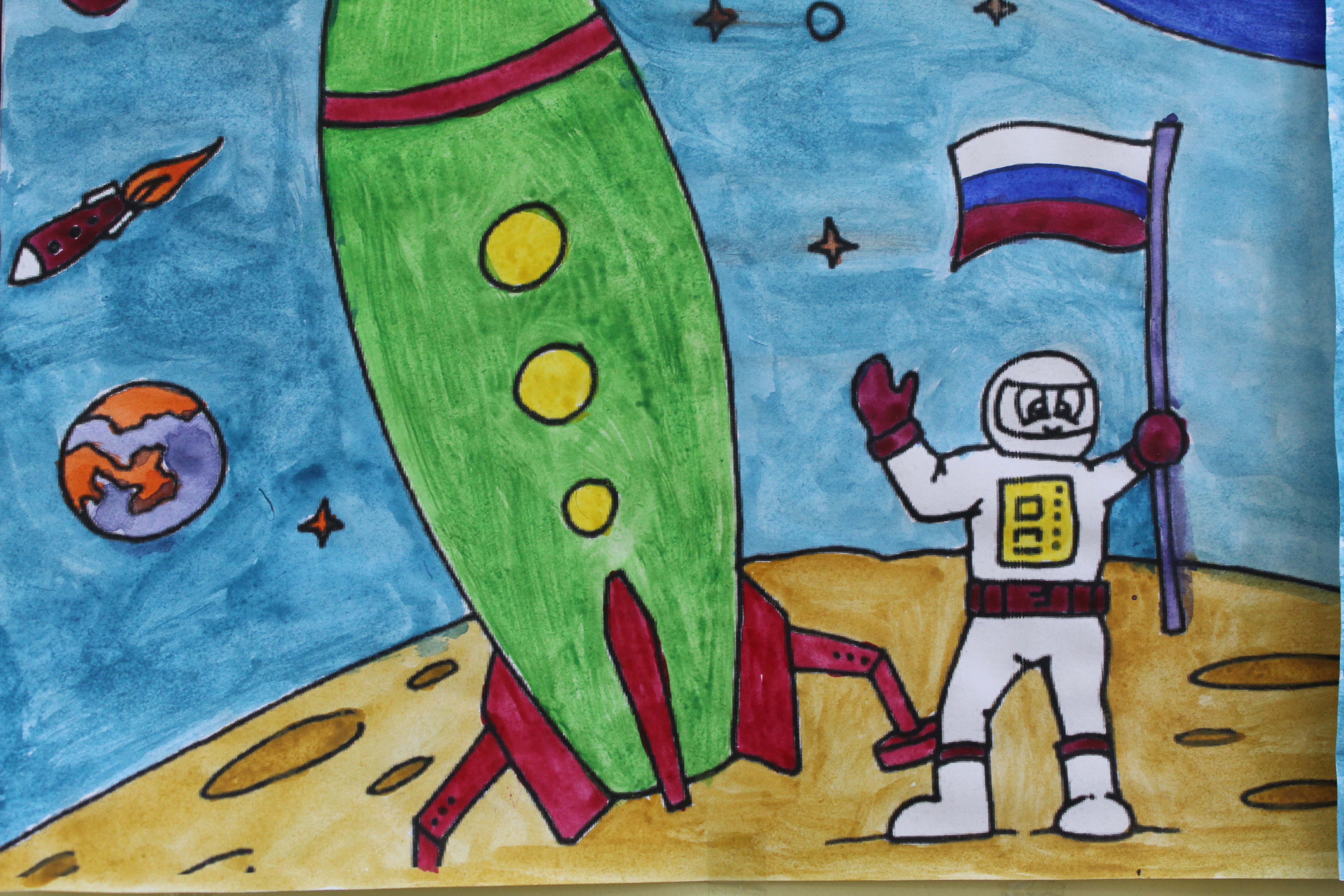 Конкурс детских поделок к Дню космонавтики прошёл в Ржеве