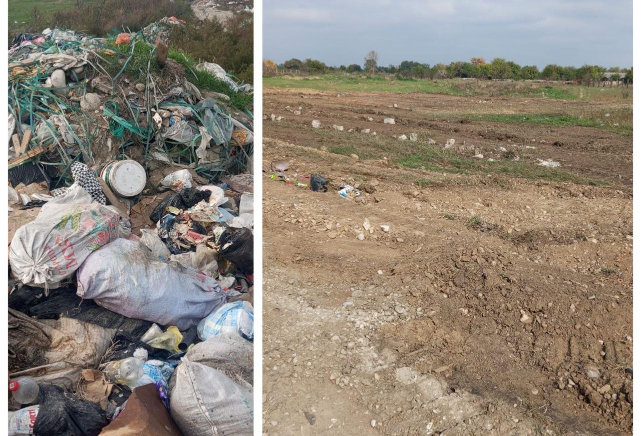 В Аргудане ликвидировали стихийную свалку  