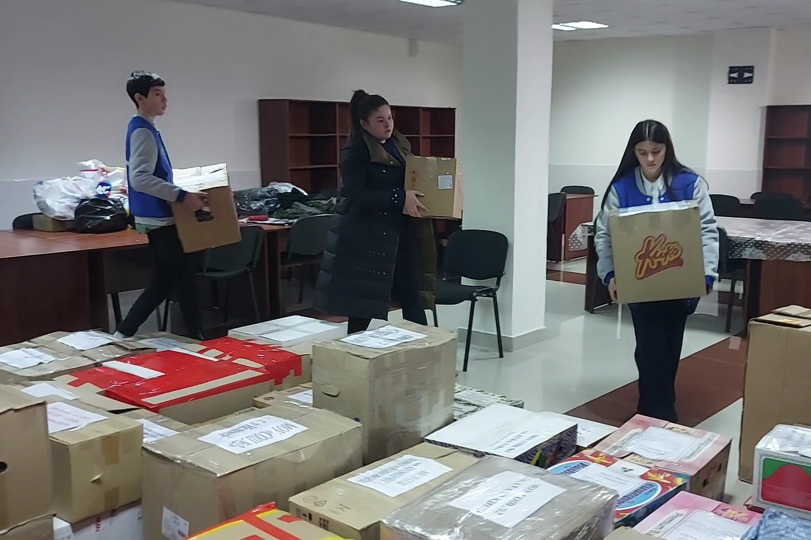 В Баксанском районе собрали новую партию гуманитарной помощи