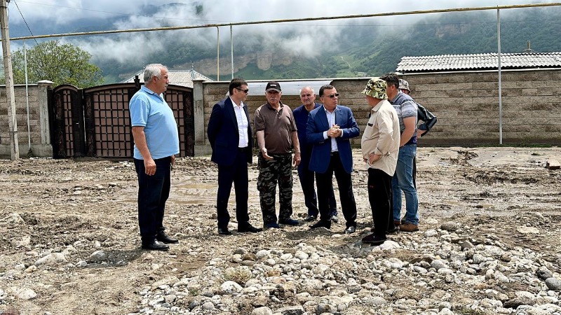 В Жанхотеко устраняют последствия обильных дождей