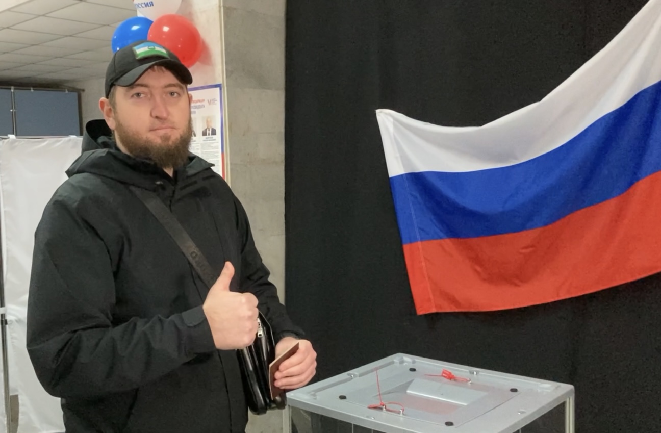 Члены аварийной бригады от Кабардино-Балкарии приняли участие в выборах Президента России в Херсонской области