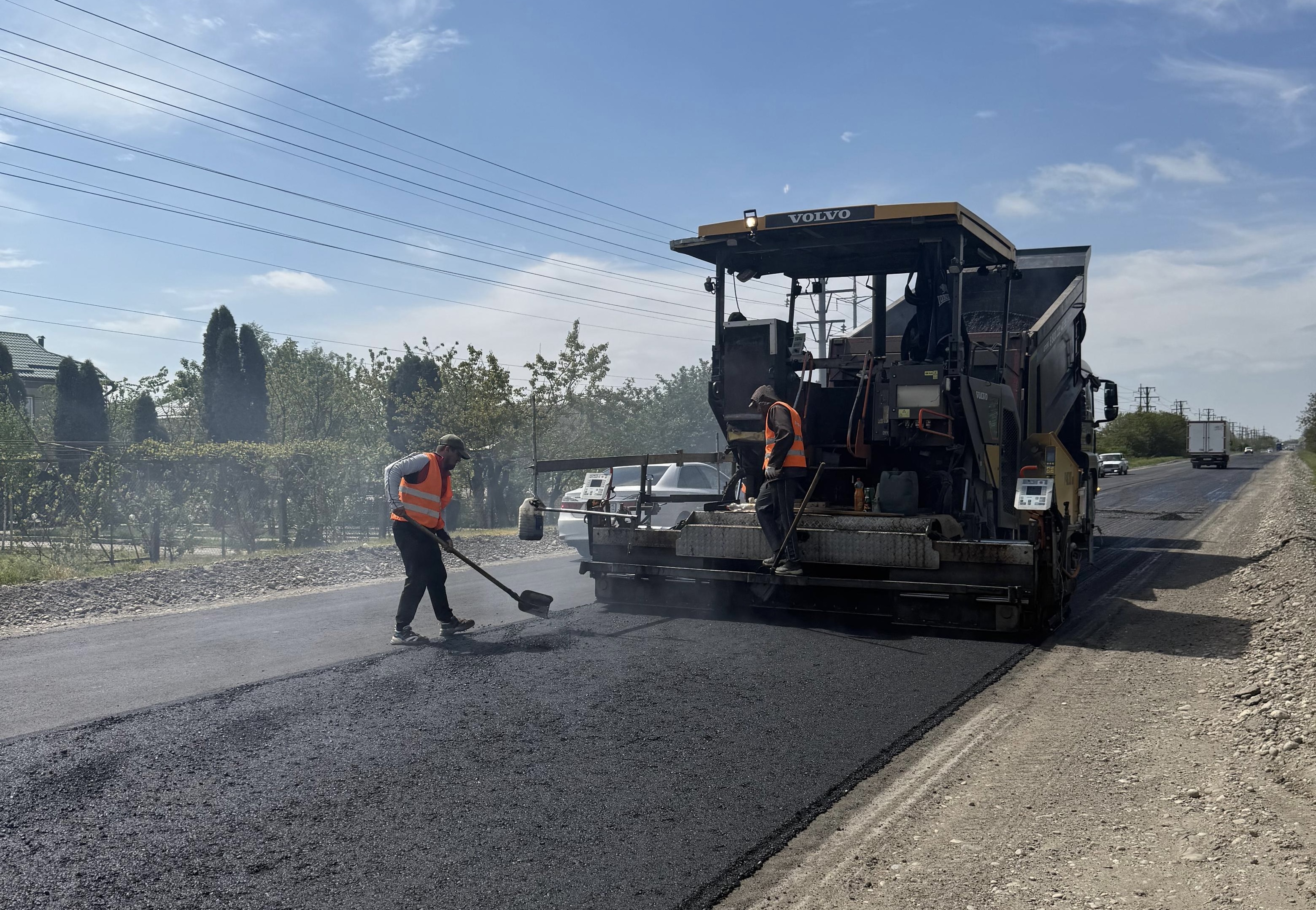 Продолжается ремонт автомобильной дороги Новопавловск–Прохладный–Моздок