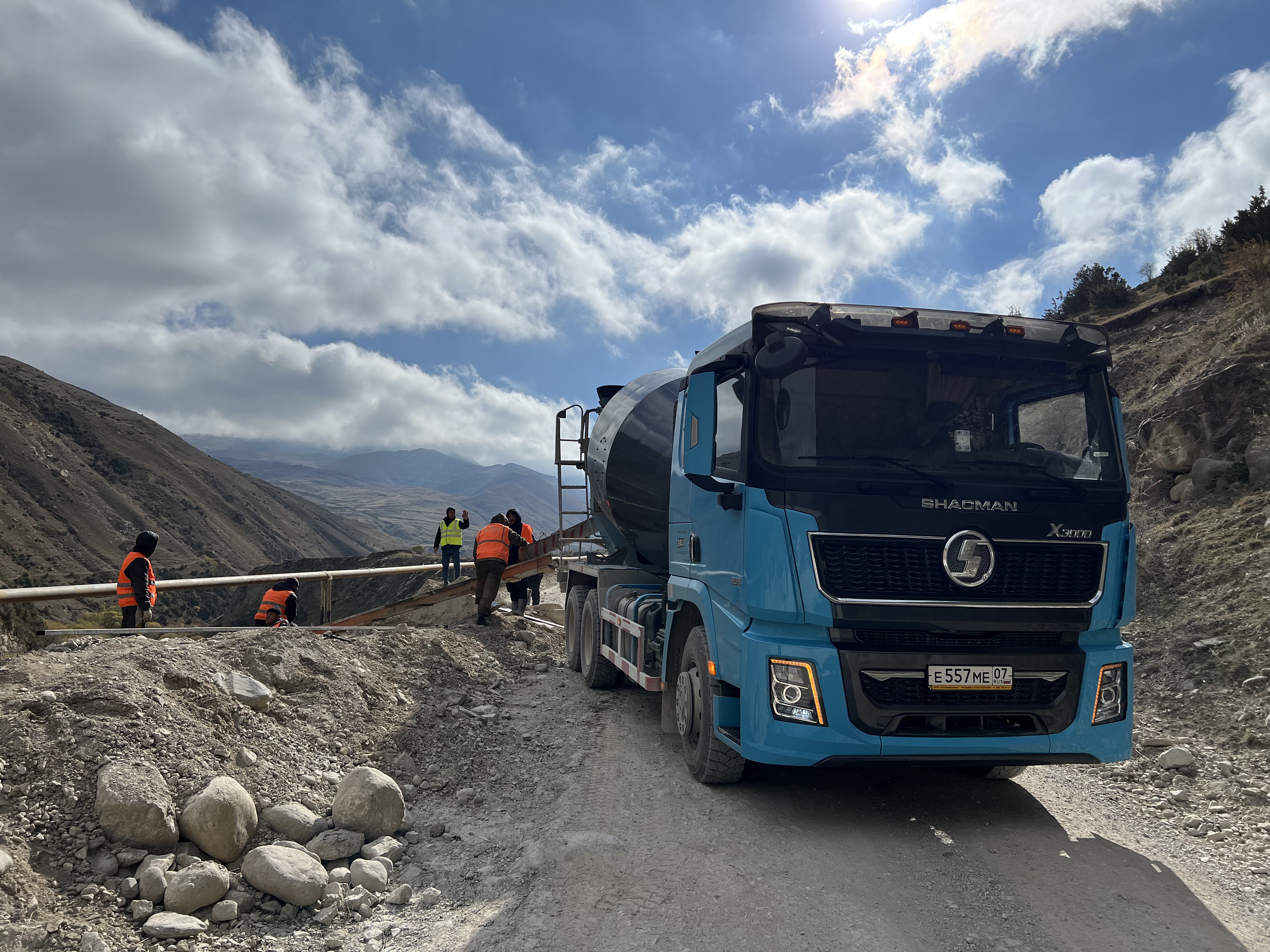 Продолжается реконструкция автодороги Чегем-2-Булунгу