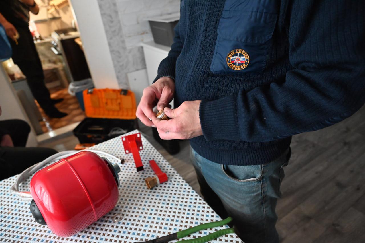 Аварийная бригада из Кабардино-Балкарии восстановила отопление в доме жены участника СВО