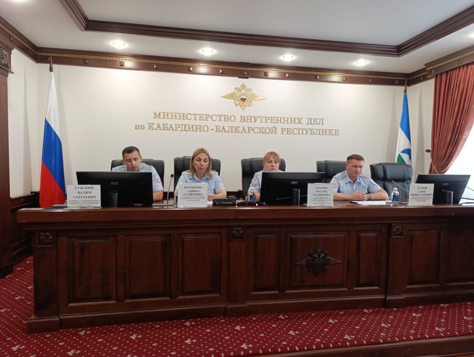 В МВД состоялся брифинг