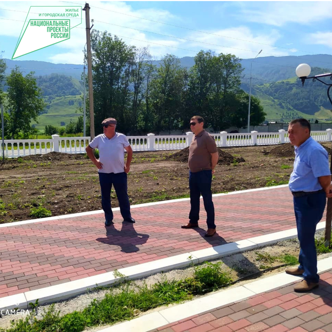 В двух селениях Баксанского района благоустраивают территорию