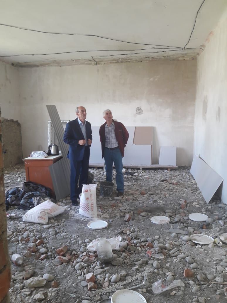 В Верхней Балкарии продолжается ремонт Дома культуры