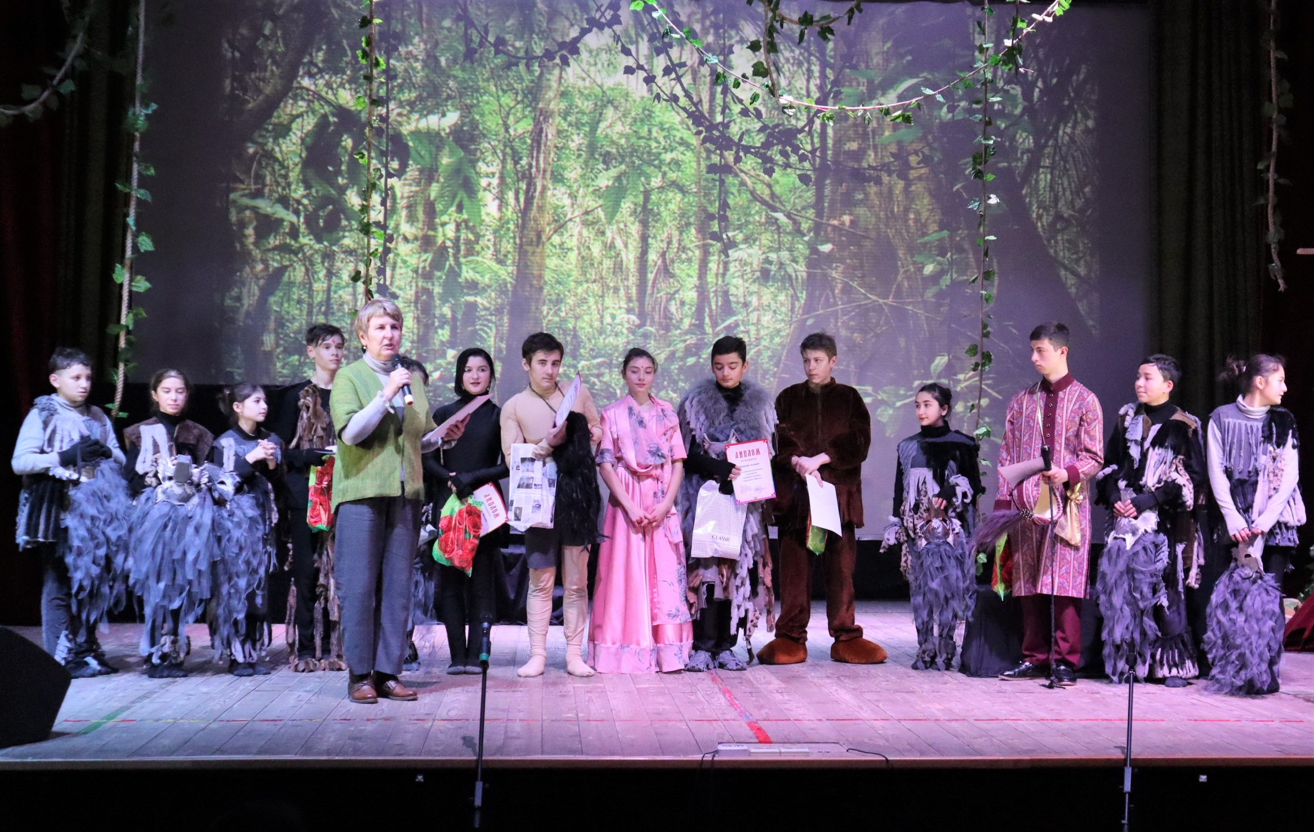 В Нарткале прошла премьера спектакля «Маугли»