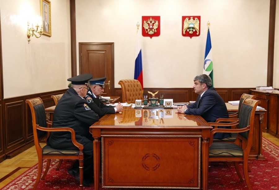 Казбек Коков встретился с казачьими лидерами