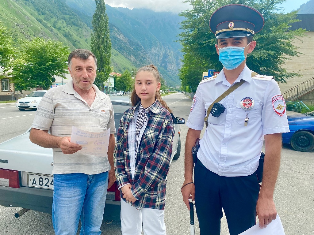 В Эльбрусском районе КБР состоялась акция «Водители, вы же родители!»