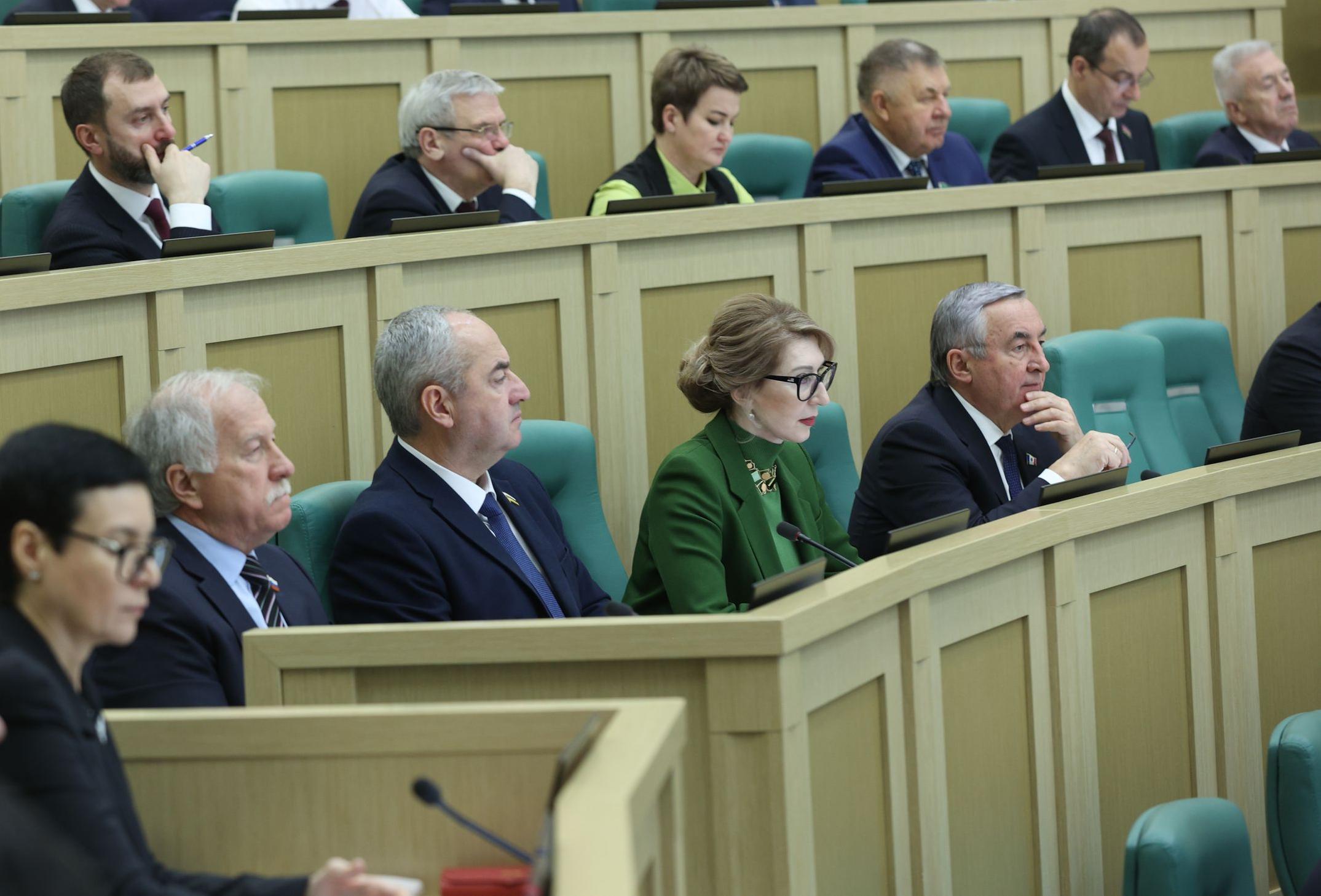 Татьяна Егорова приняла участие в заседании Совета законодателей РФ