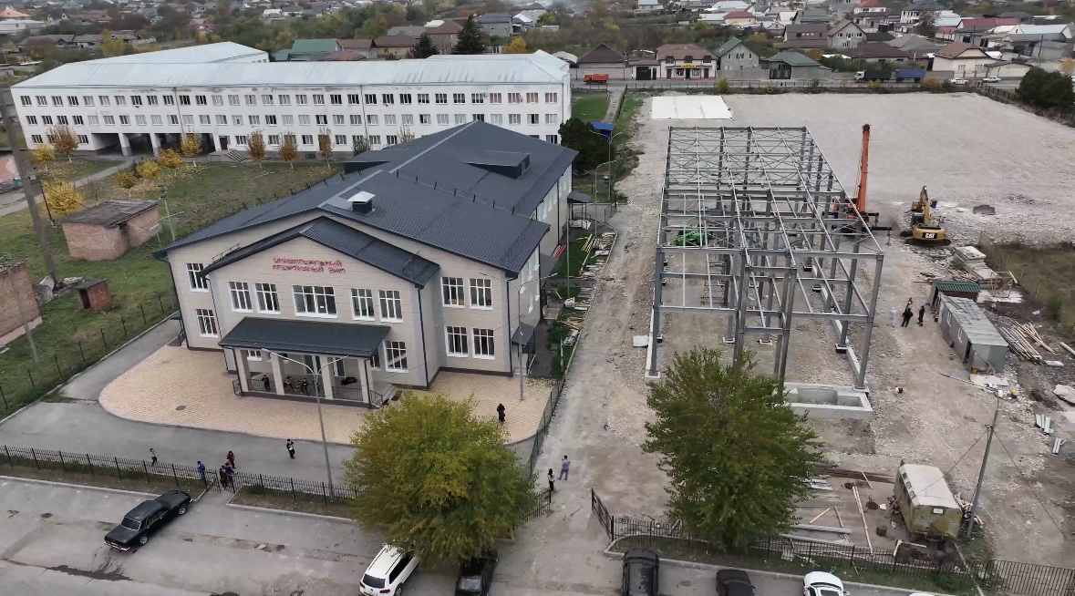 В Шалушке строят спортзал