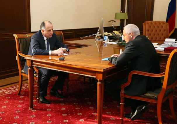 Глава КБР провел рабочую встречу с заместителем генерального директора ООО «Газпром Межрегионгаз»