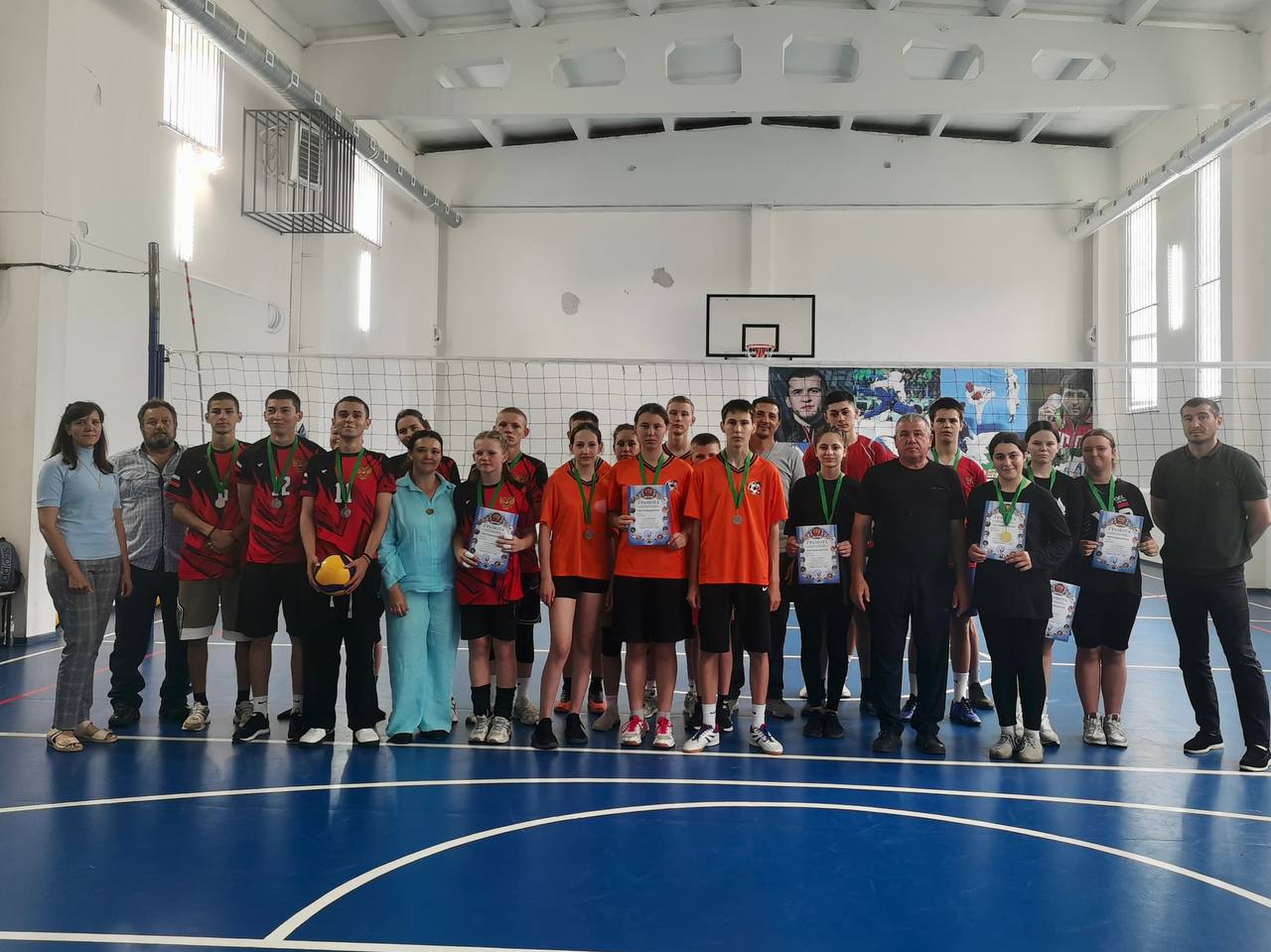 В Благовещенке прошел волейбольный турнир