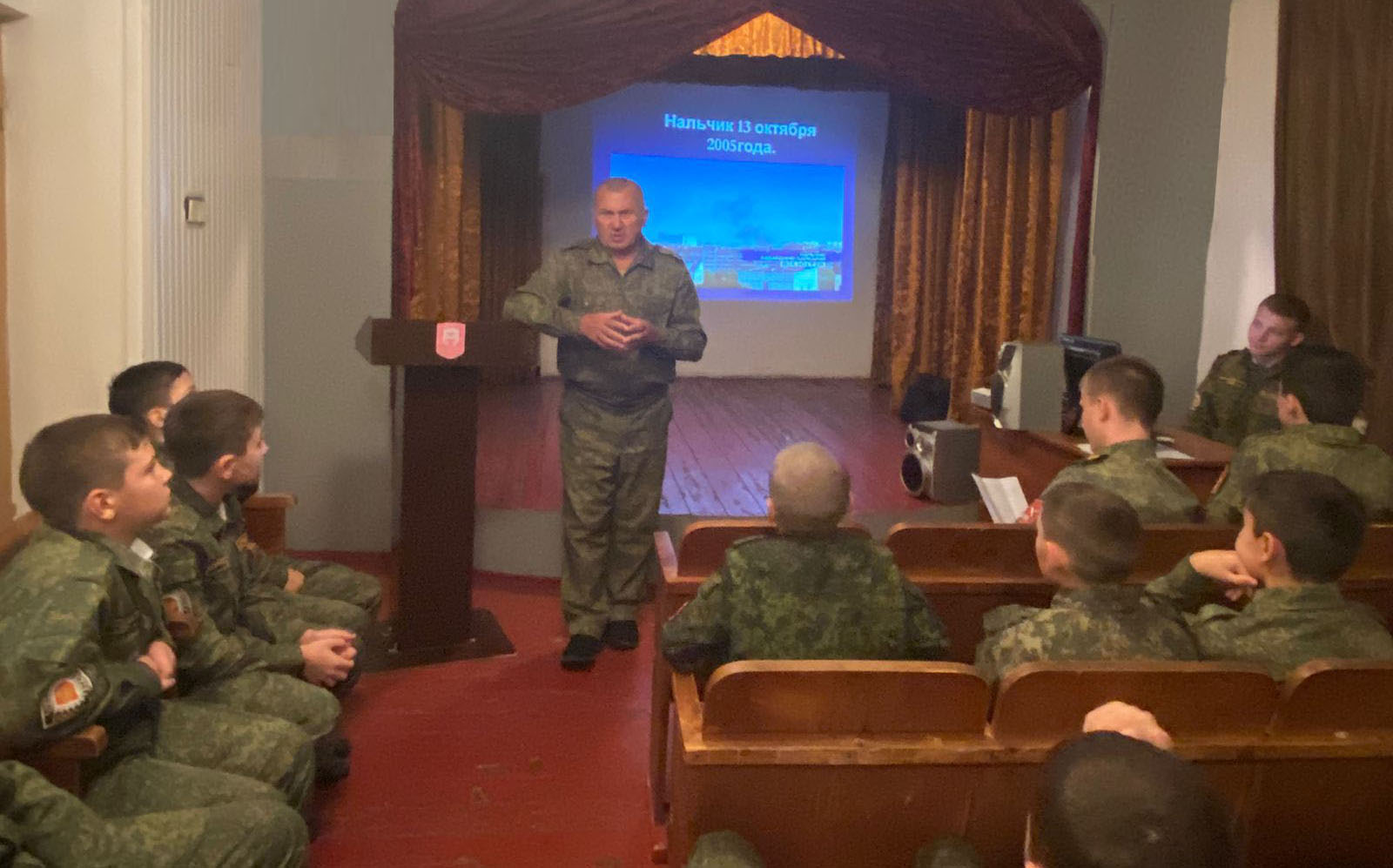 В кадетской школе Терека прошел вечер-реквием