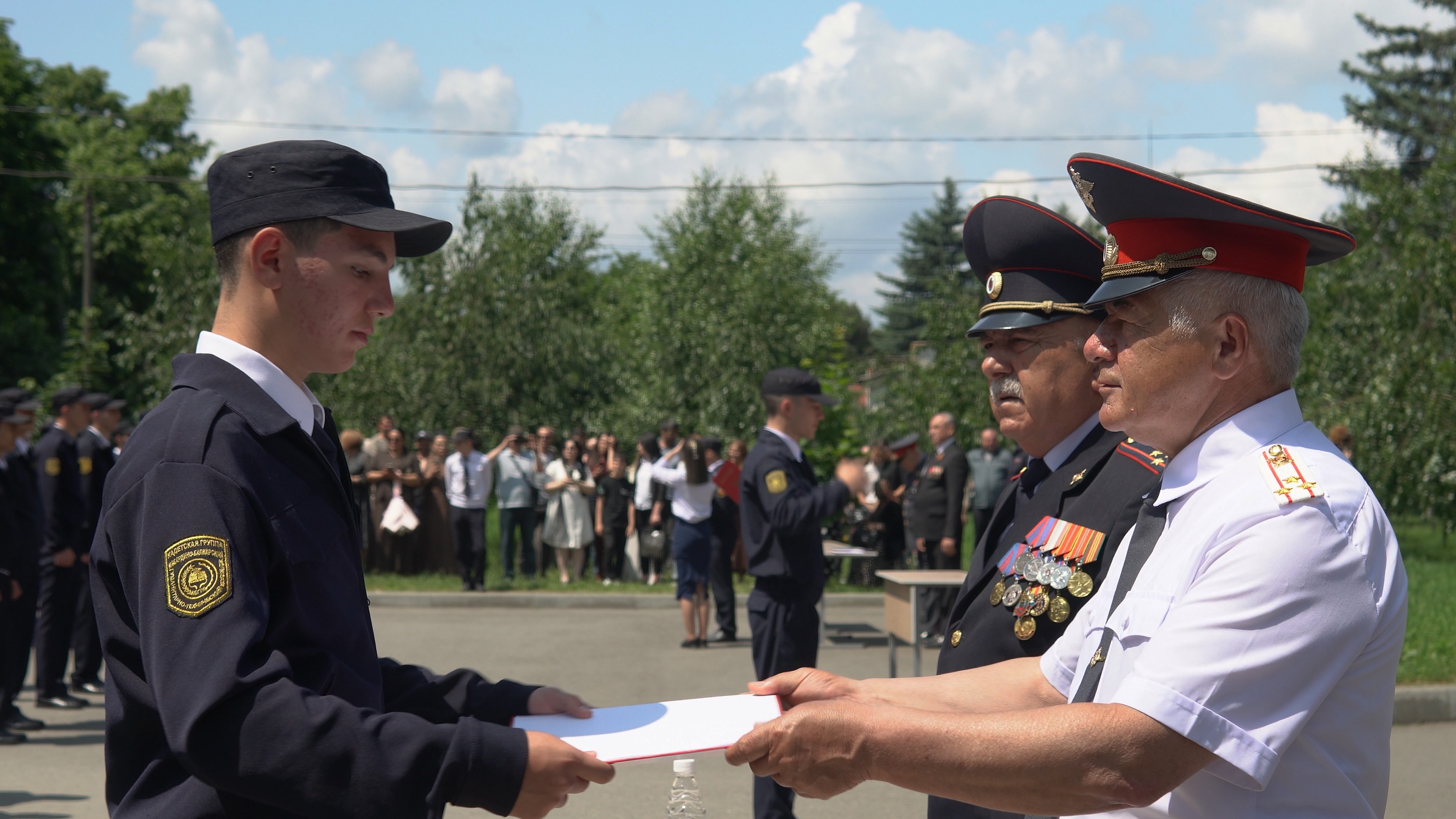 Кадеты-первокурсники приняли присягу